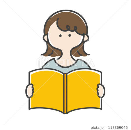人物 読書 勉強 イラスト 人物 読書 勉強 イラスト 118869046