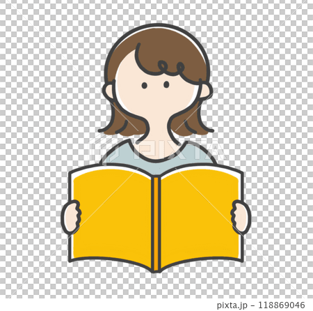人物 読書 勉強 イラスト 人物 読書 勉強 イラスト 118869046