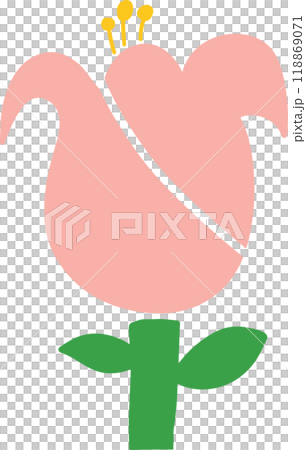 The flower drawing for decor or your design concept. 118869071