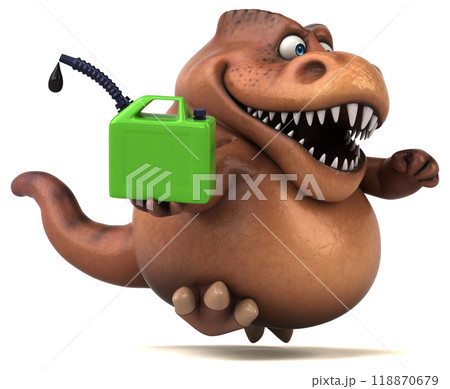 Fun Trex - 3D Illustration Fun Trex - 3D Illustration 118870679
