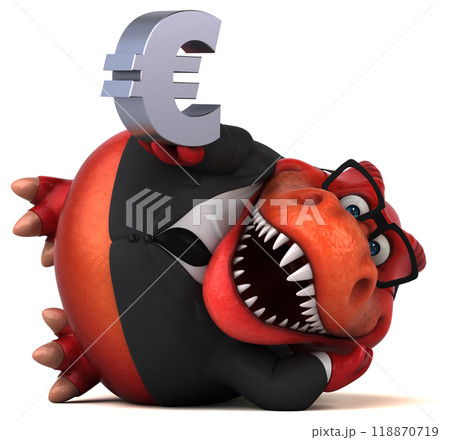 Fun Trex - 3D Illustration Fun Trex - 3D Illustration 118870719