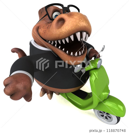 Fun Trex - 3D Illustration Fun Trex - 3D Illustration 118870748