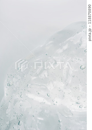 Transparent gel on a white background. 118870890