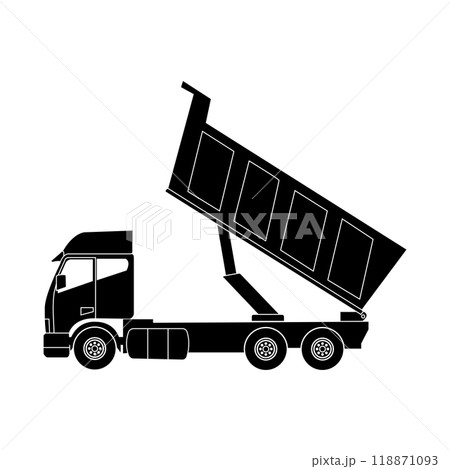 Dump truck icon Dump truck icon 118871093