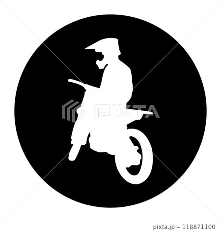 Motocross icon 118871100