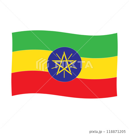 Ethiopia Flag 118871205