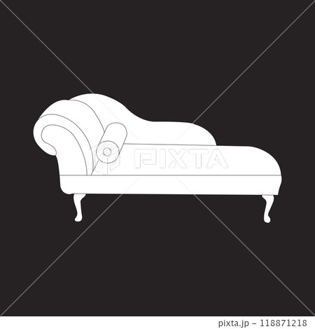 Sofa chair icon Sofa chair icon 118871218