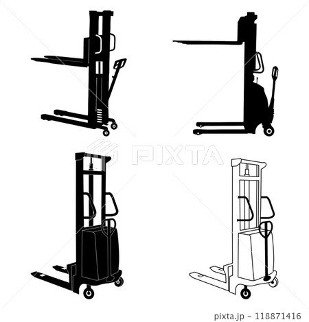 Hand forklift icon 118871416