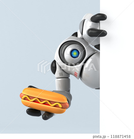 Big robot - 3D Illustration 118871458