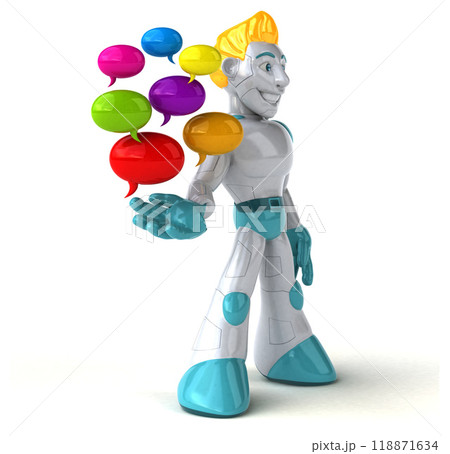 Robot - 3D Illustration Robot - 3D Illustration 118871634