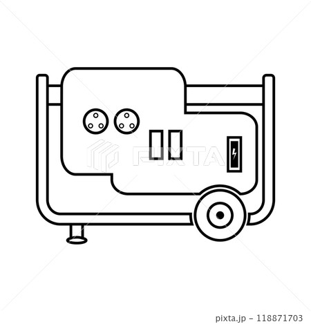 Electric Generator icon Electric Generator icon 118871703