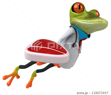 Frog doctor - 3D Illustration Frog doctor - 3D Illustration 118871937