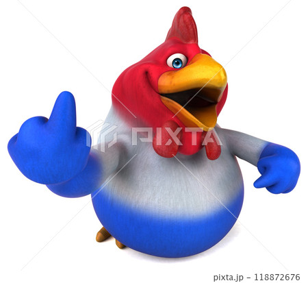 French chick - 3D Illustration French chick - 3D Illustration 118872676