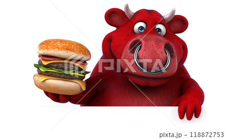 Red bull - 3D Illustration Red bull - 3D Illustration 118872753