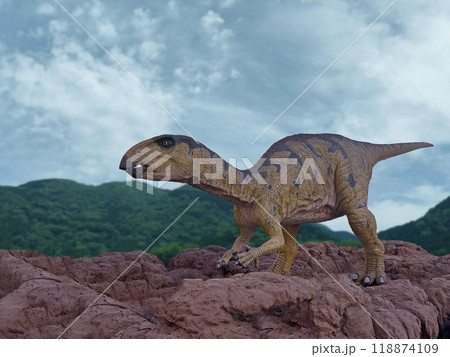 草食恐竜・フクイサウルス 118874109