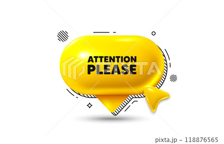 Click here speech bubble 3d icon. Attention please tag. Special offer sign. Important information symbol. Attention please chat offer. Speech bubble banner. Text box balloon. Vector Click here speech bubble 3d icon. Attention please tag. Special offer sign. Important information symbol. Attention please chat offer. Speech bubble banner. Text box balloon. Vector 118876565