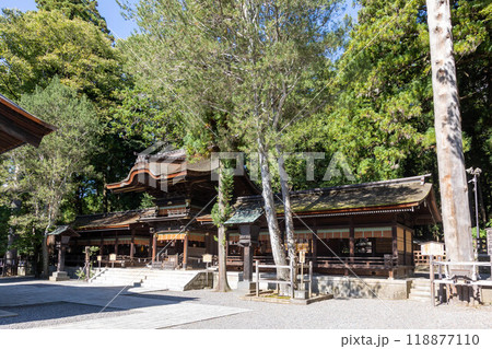 諏訪大社 下社秋宮の幣拝殿 諏訪大社 下社秋宮の幣拝殿 118877110