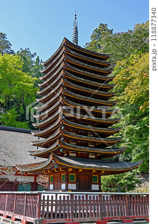 奈良・桜井市 談山神社 十三重塔 118877340