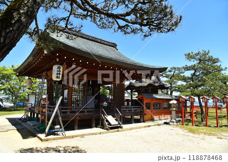 青空に映える唐崎神社 118878468