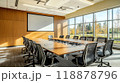 Modern conference room interior design 118878796