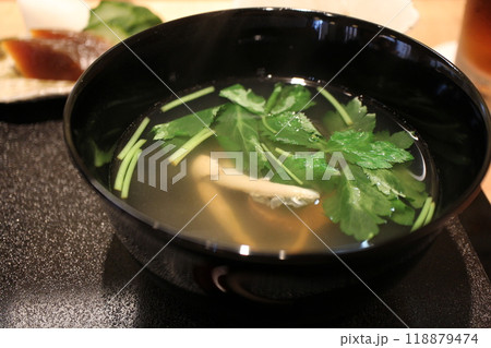 日本料理　うなぎの肝吸い 118879474