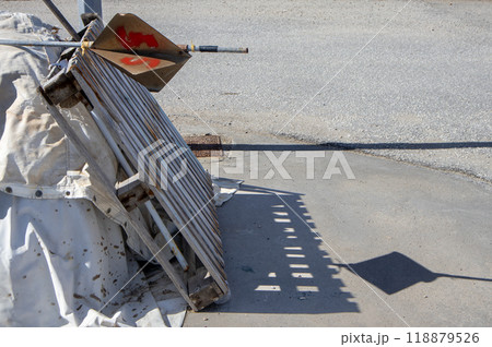 Still life in a port in Astrakeri, Corfu, Greece 118879526