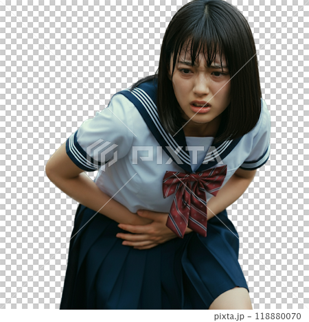 女人插圖腹痛 女人插圖腹痛 118880070