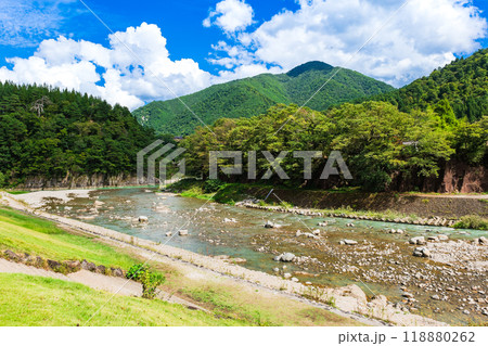 白川郷 庄川 白川郷 庄川 118880262