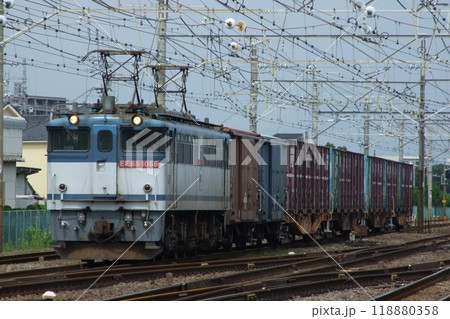 EF65-1066号機牽引の紙輸送貨物列車(3461列車)_2007/7/21撮影 EF65-1066号機牽引の紙輸送貨物列車(3461列車)_2007/7/21撮影 118880358