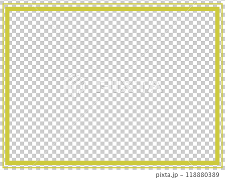 Simple double square frame 1 (yellow) Simple double square frame 1 (yellow) 118880389