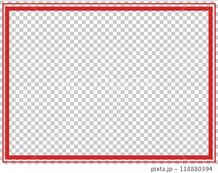 Simple double square frame 1 (red) Simple double square frame 1 (red) 118880394