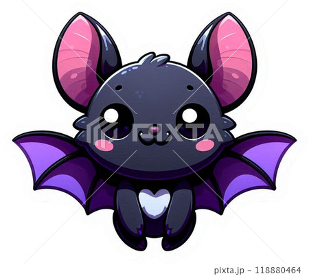 かわいいコウモリ かわいいコウモリ 118880464