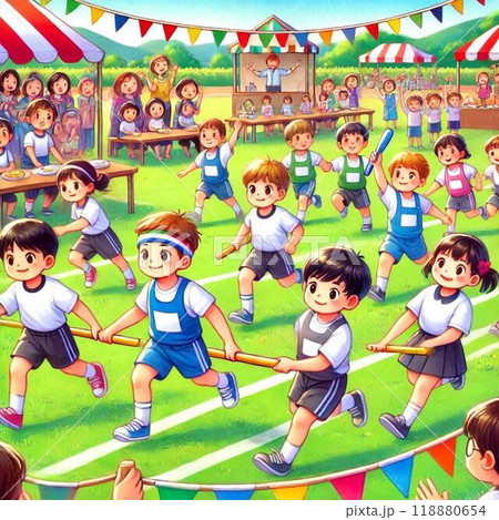 運動会 118880654