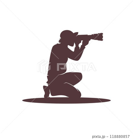 Camera icon logo design 118880857