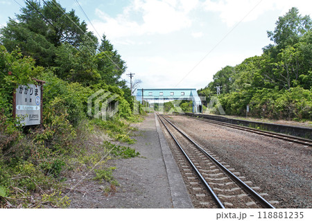 掛澗駅　JR掛澗駅　かかりま　Kakarima　N65　函館本線　砂原支線 118881235