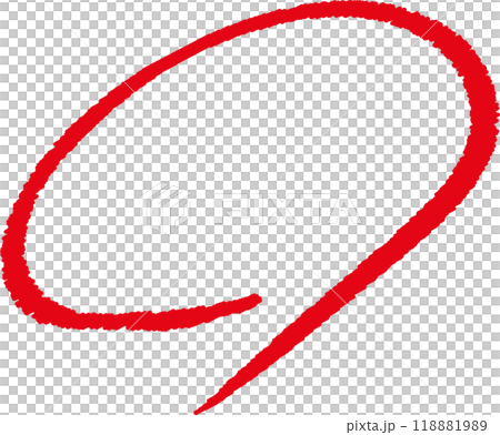 手描き赤丸 採点 テスト 手描き赤丸 採点 テスト 118881989