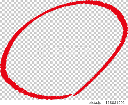 手繪紅圈評分測試 手繪紅圈評分測試 118881991