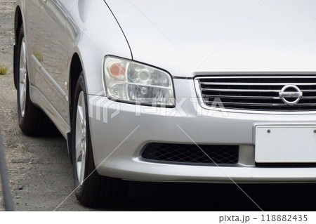 自動車イメージ 日産ステージアのフロントマスク 自動車イメージ 日産ステージアのフロントマスク 118882435