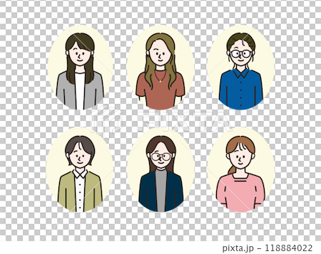 Business icon set_female Business icon set_female 118884022