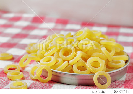 Pasta Sicilian rings close up Pasta Sicilian rings close up 118884713