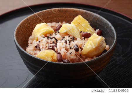 栗と小豆のご飯 栗と小豆のご飯 118884903