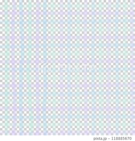 Blue Purple Green Gingham Check Hand Drawn Pattern Background Overlay 118885670