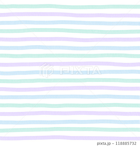 Blue Purple Green Hand Drawn Stripe Pattern Background Overlay 118885732