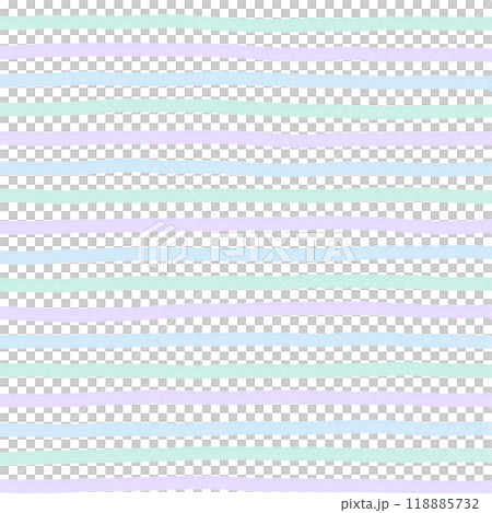 Blue Purple Green Hand Drawn Stripe Pattern Background Overlay 118885732