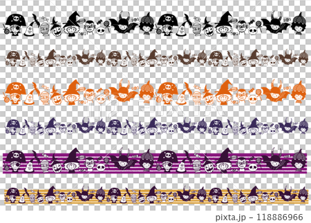 萬聖節兒童服裝單色線套裝 118886966