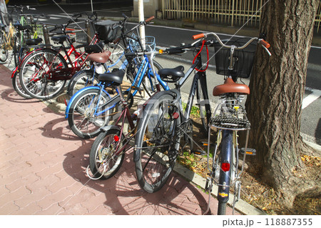 放置自転車 放置自転車 118887355