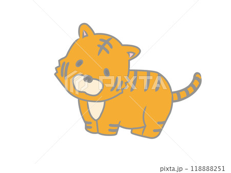 かわいいトラのイラスト 118888251