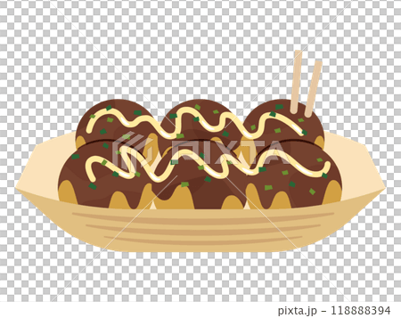 章魚燒的插圖 118888394