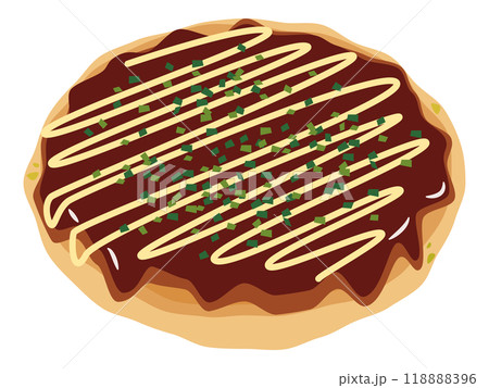お好み焼きのイラスト 118888396