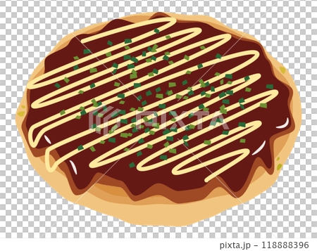 お好み焼きのイラスト 118888396